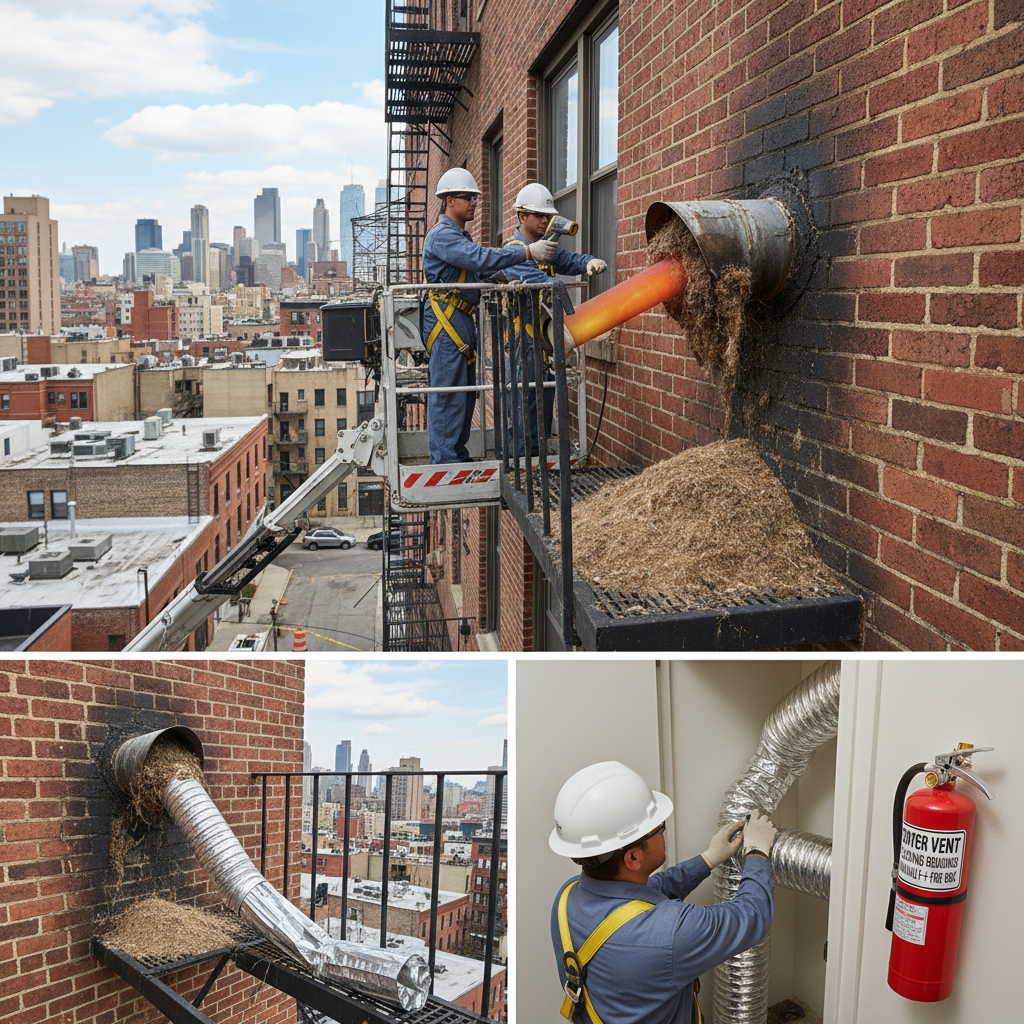 Dryer vent safety inspection and risk mitigation